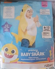 Brand New Pinkfong Baby Shark Costume with Sound Chip 6-12 Months Rubies