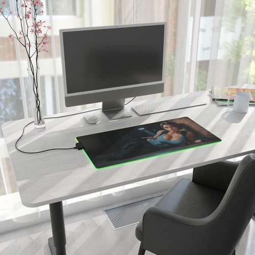 Jill Valentine RGB LED Desk Mat – Resident Evil Gaming Mat, Huge HD Mouse Pad - 第 8/11 張圖片