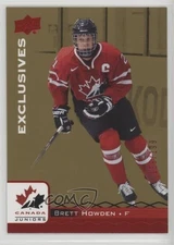2017 Upper Deck Team Canada Juniors Exclusives Red 156/199 Brett Howden #84 m7v