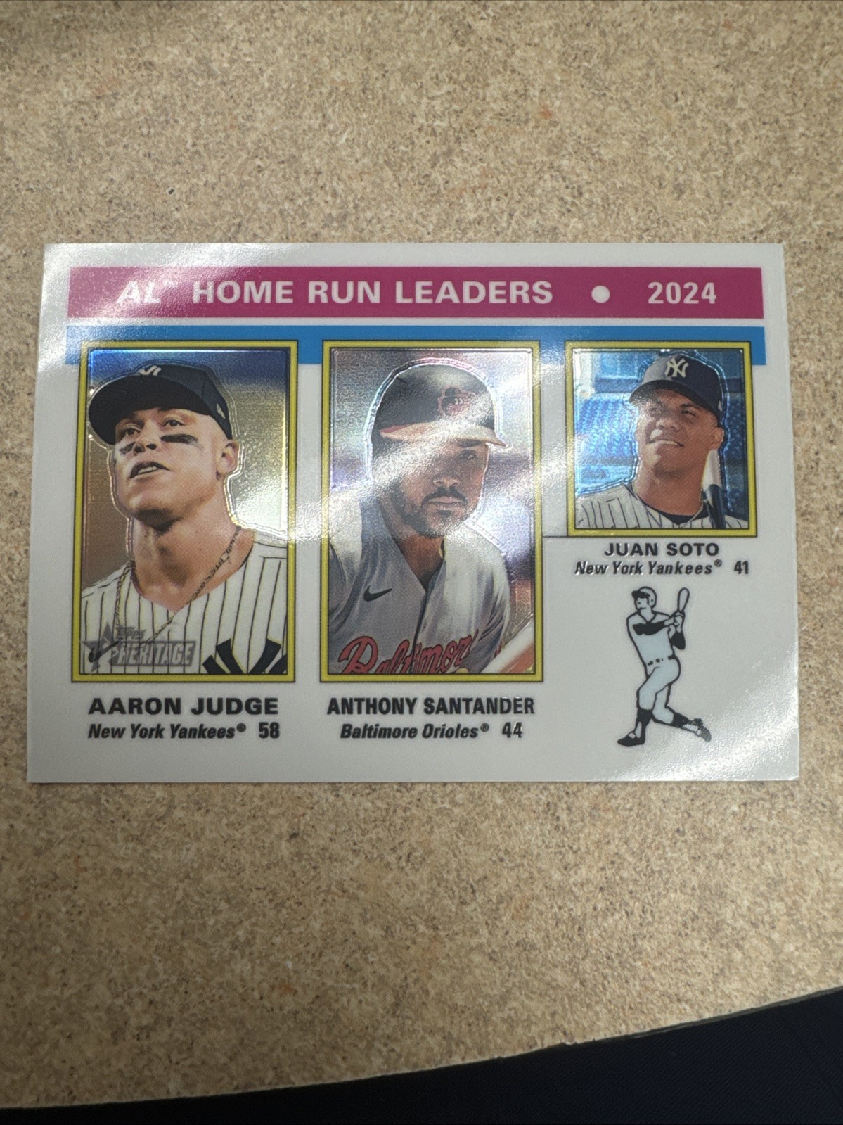 2025 Topps Heritage -Aaron Judge, Juan Soto, Anthony Santander #194 Chrome