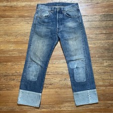 Levi s LVC 501 Jeans Size 30x32 Selvedge 31x28 Denim 1947 Vintage Farm Repaired