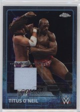 2015 Topps Chrome WWE Swatch Relics Titus O'Neil 4f5