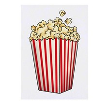 'Popcorn' Temporary Tattoos / Transfers TO00031221