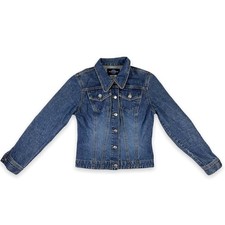 Just USA Cotton Denim Blue Jean Jacket Women...