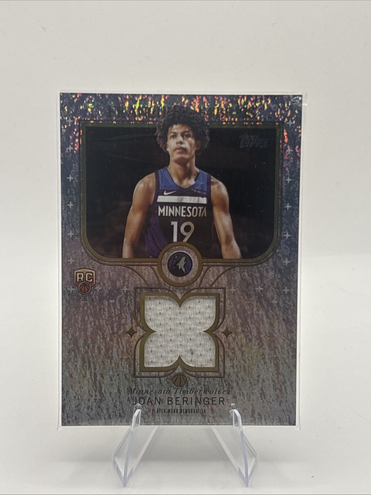 2025-26 Topps JOAN BERINGER Franchise Fabrics Holo Foil Player-Worn Patch RC