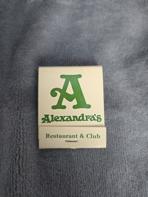 Vintage Matchbook Alexandra's Restaurant & Club Dallas, TX