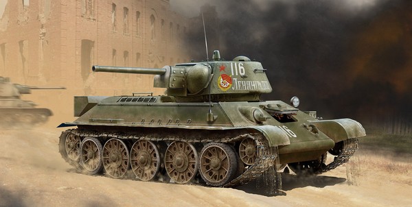 Icm 35365 - 1:35 T-34/76 Early 1943 Production Wwii Soviet Medium Tank - Neu-image