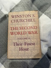 Winston Churchill  The Second World War Vol II: Their Finest Hour 1st Ed RARE