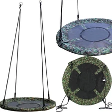 Kids Adult 40"tree Swing Seat Heavy Duty Outdoor Hanging Rope Round Nest Swing