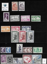 WC1_5172. MONACO. Valuable lot of 1949-66 sets & stamps. MH-MLH