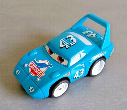 Disney Cars The King Dinoco #43 Sonido Método 14CM Muy Buen Estado Dinoco Azul - Imagen 2 de 8