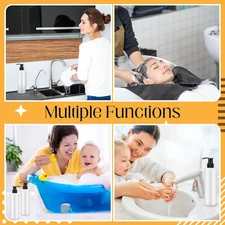 20 Pcs Pump Dispenser Plastic Bottle 8 Oz Refillable Bottles Bulk Lotion