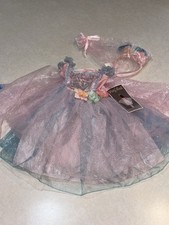 Fairy Dust Girls Dress Up Halloween Costume Headband Set Butterfly 4T Pink NWT