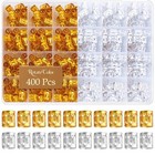 400 Pcs Hair Jewelry for Braids,Hair Beads Accessories for Dreadlock,Metal Hair