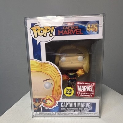 Funko Pop! Vinyl Marvel Captain Marvel Marvel Collector Corps Glow #446