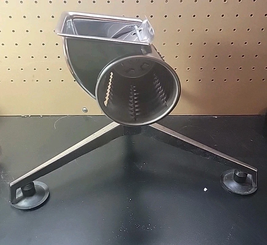 Trituradora rebanadora procesador de alimentos Saladmaster vintage con protector de dedos 5 conos BONITA Foto 2 de 4