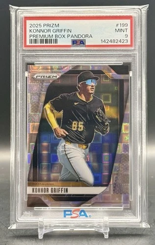 2025 Panini Prizm - Konnor Griffin #199 Premium Box Pandora /199 PSA 9 🔥🔥