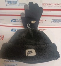 Nike Unisex Youth Beanie Hat Gloves 2 Piece Set, Black, Size- 8/20 Outerwear NWT