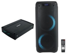 KICKER 48KXMA8004 800 Watt 4-Channel Marine Boat Amplifier House Party Speaker