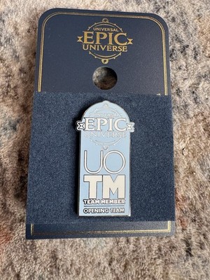 Universal Studios Florida Epic Universe Team Member Opening Team Exclusive Pin