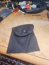 US Army Style Alice First Aid / Compass Pouch W Clip Black EUC