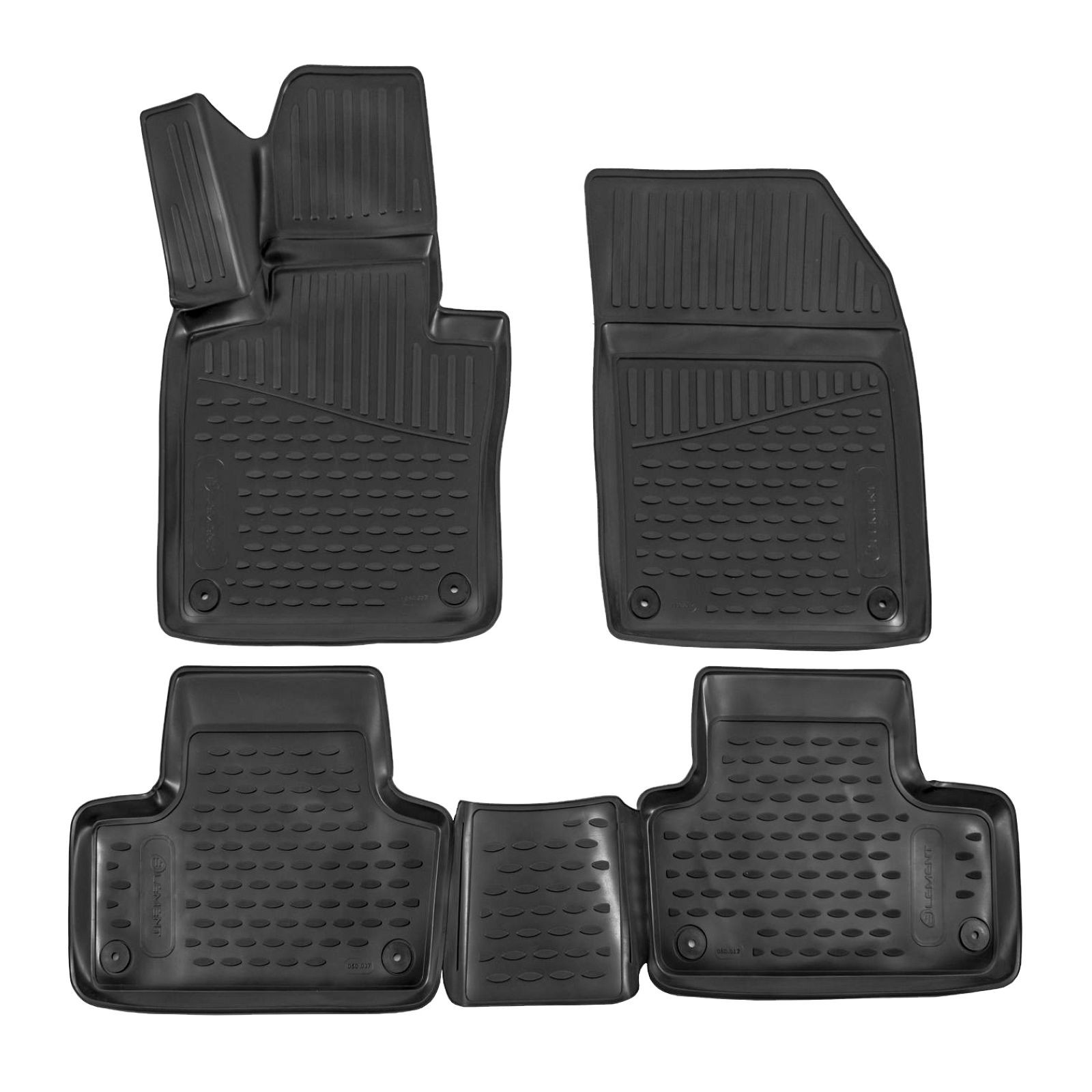 Tapis en caoutchouc Volvo XC-60 depuis 2017 pour sorties outdoor et voyages en famille