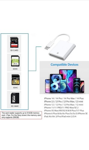 SD Card Reader for iPhone iPad - 第 4/7 張圖片