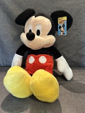 Just Play Disney Mickey Mouse Roadster Racers Plush 2017 Black Red Yellow Toy