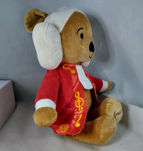 Vosego AMADEUS MOZART Teddy Bear 15" Plush PLAYS Classical Music Toy Works Clean - Picture 4 of 13
