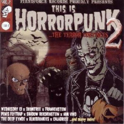 This Is Horrorpunk 2 - The Terror Continues CD MAD SIN NEKROMANTIX MISFITS PLAN9