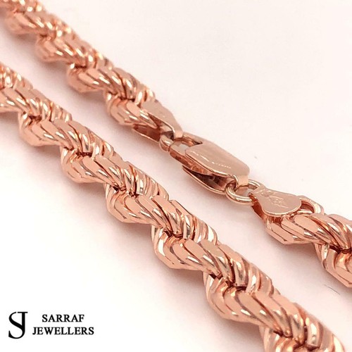 BRITISH ROPE 9ct 9K 375 ROSE SOLID GOLD 