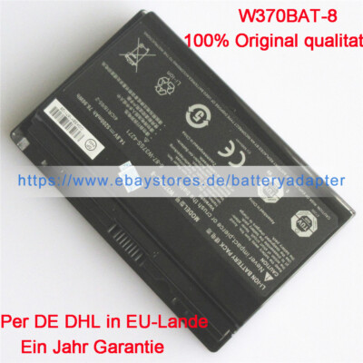 Original W370BAT-8 Akku Batterie für CLEVO W355SS W370SS W370ST W355ST NP7358 