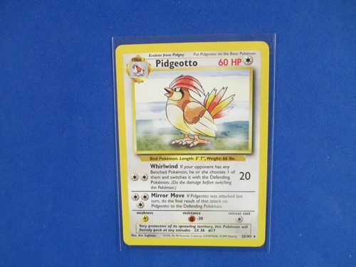 Pokemon Base Set "Pidgeotto" EX- CASI NUEVO VER ESCANEOS - Imagen 1 de 2