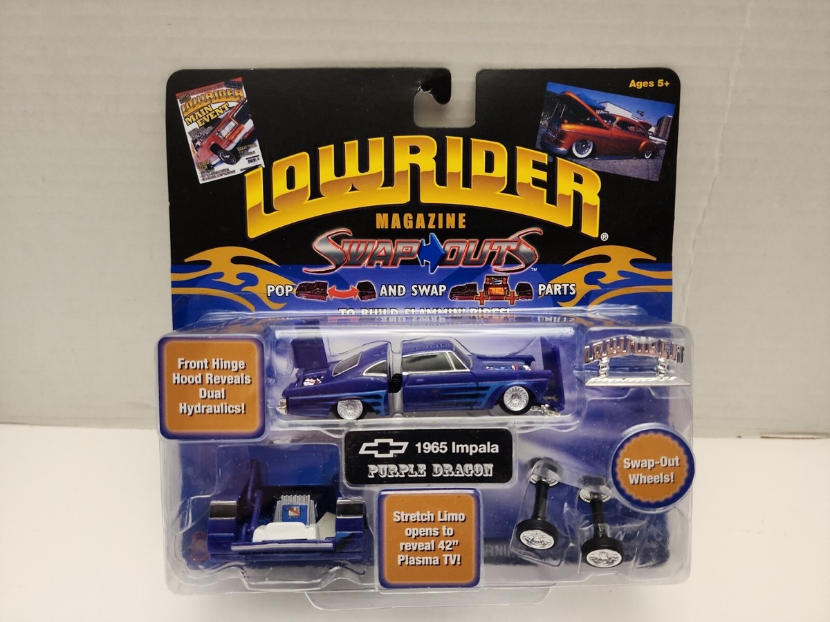 HTF Lowrider Magazine Swap Outs 1965 Impala Purple Dragon