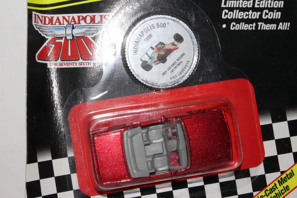 Matchbox Indy 500 Arie Luyendyk 1990 coche de ritmo oficial, 76th Indy 500 diecast #5 Foto 2 de 4