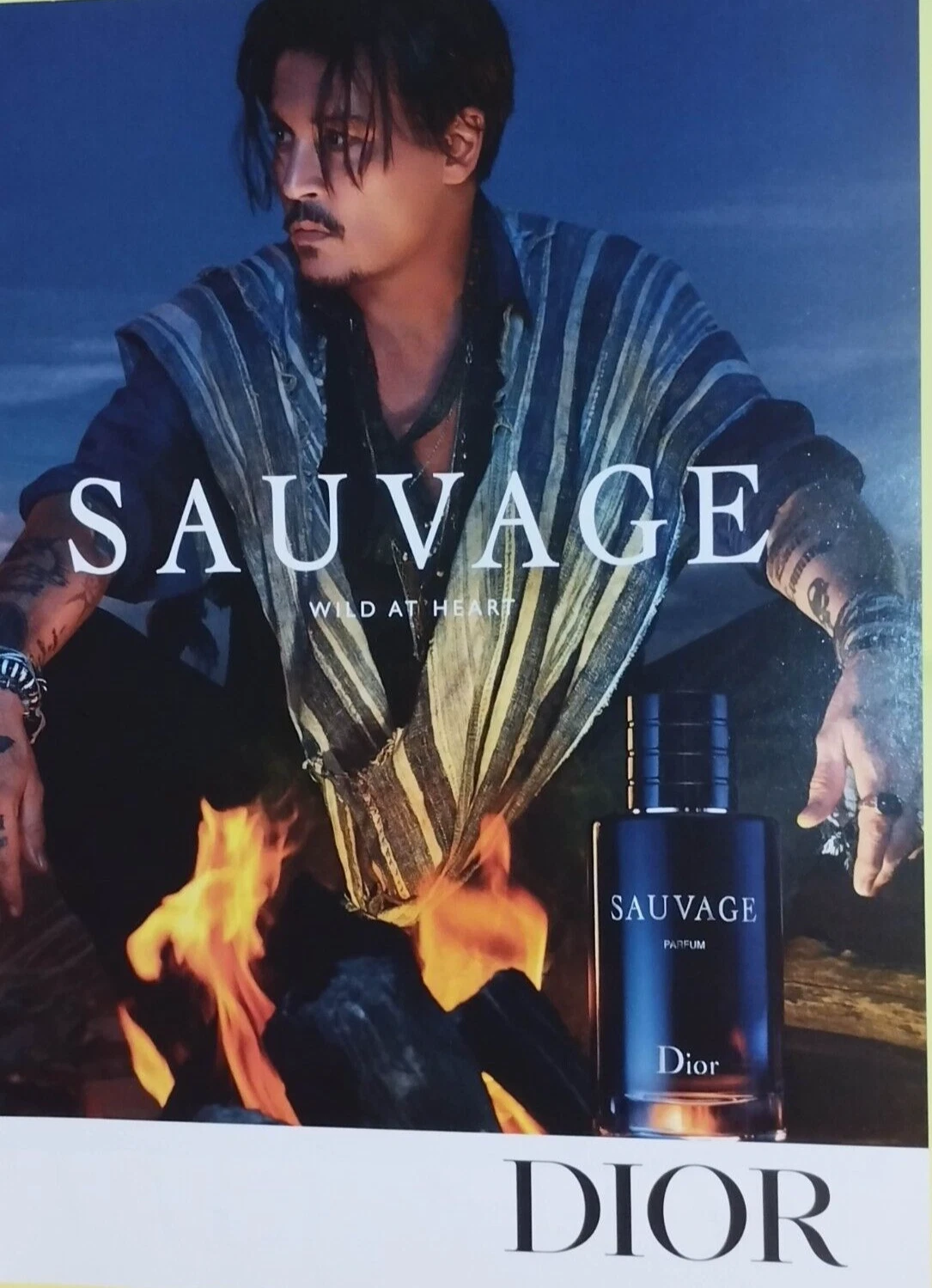 Publicité imprimée DIOR SAUVAGE !! 