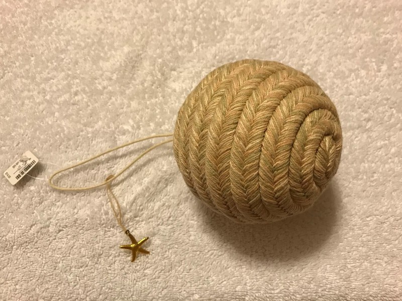 Dillard’s Braided Ornaments with Starfish Embellishment - Free Shipping!