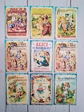 9 Alice In Wonderland~Handmade~Journal Cards~Scrapbooks~Junk Journals~Crafts