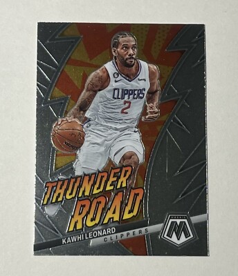 2022-23 Panini Mosaic Kawhi Leonard Thunder Road #8 Los Angeles