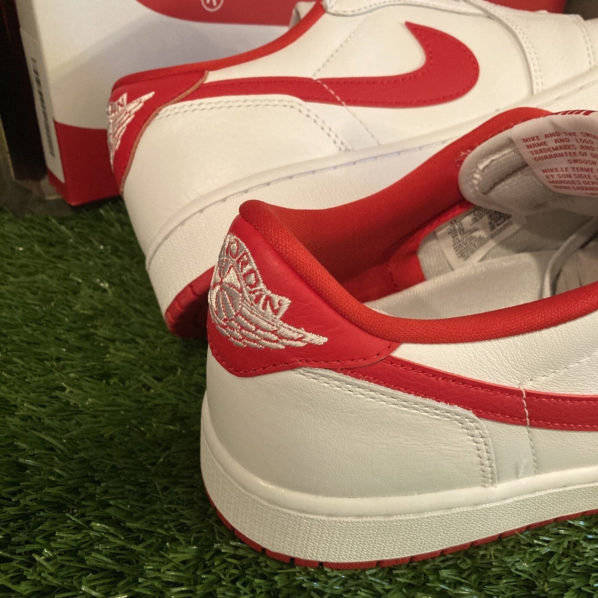 Nike Air Jordan 1 Low Retro OG White University Red CZ0790