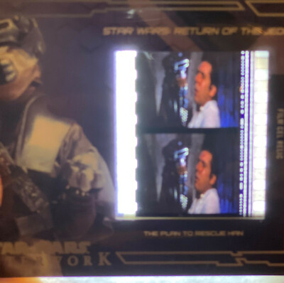 STAR WARS 2017 TOPPS MASTERWORK FCR-23 FILM CEL RELIC THE PLAN TO RESCUE HAN V1