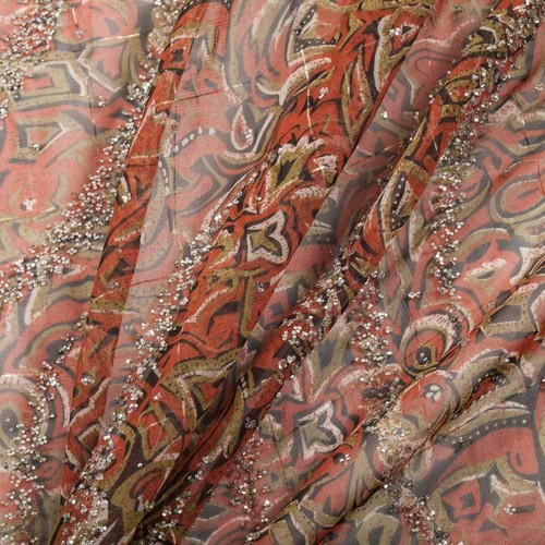 100% poliéster tela estampada calidad premium vestido tapicería moda artesanías - Imagen 15 de 16