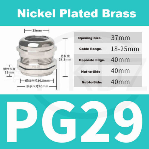 Kabelverschraubung PG7-PG63 Metrisch Metal Verschraubung M10-M100 Edelstahl IP68 - Bild 102 von 118