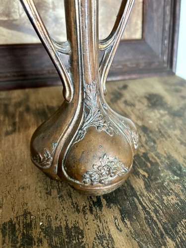 Vintage Jugendstil Kupfer Deko Vase - Bild 7 von 8