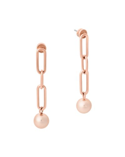 michael kors pearl earrings