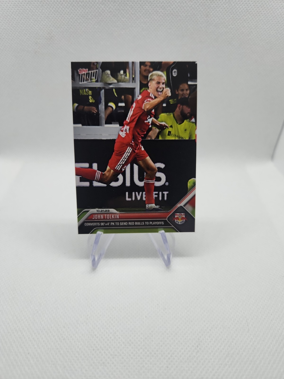2023 Topps Now Mls 218 John Tolkin New York Red Bulls Pr 201 - Mls Record