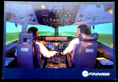 59220 AK Airplane Airport Finnair MD 11 Simulator 2 Pilots
