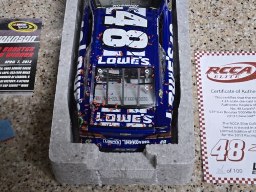 JIMMIE JOHNSON 2013 #48 LOWE'S MARTINSVILLE RACED WIN ELITE - Picture 21 of 24