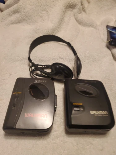 Sony Walkman WM-EX102 & WM-EX162 Cassette Player Mega Bass With Sony For Parts