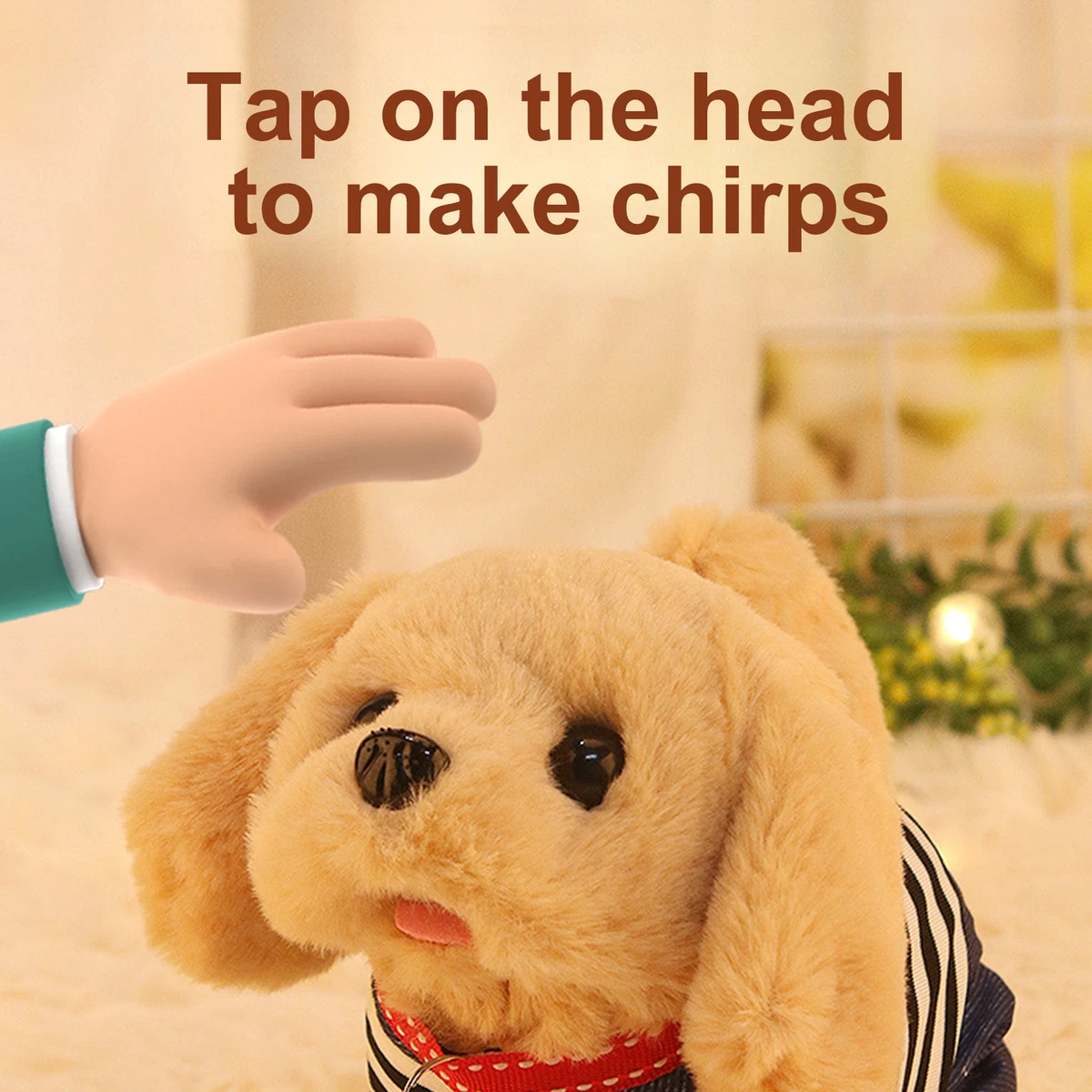 Realistic walking dog best sale toy